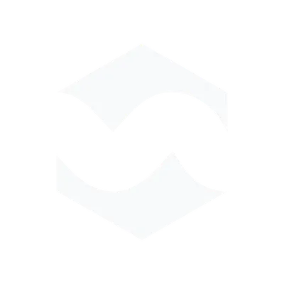 A glittering, brightly colored logo